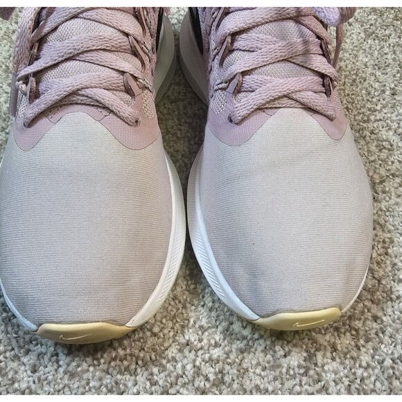 Nike Run Swift Womens 8 Shoes Pink Lace Up Low Sneakers Running Training - Picture 4 of 15